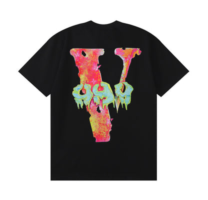 Vlone x Juice WRLD Acid T-Shirt 'Black