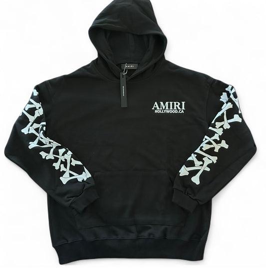AMIR! Bone Stacked Hoodie