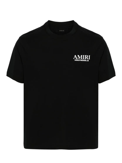 BONE STACKED COTTON T-SHIRT