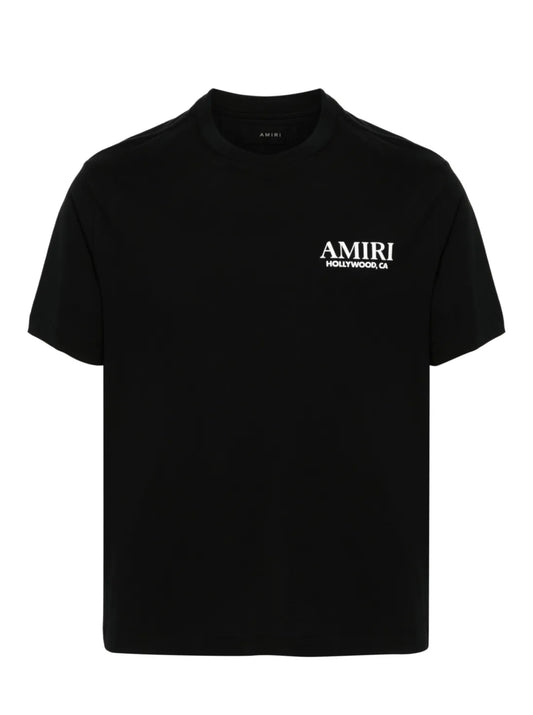 BONE STACKED COTTON T-SHIRT
