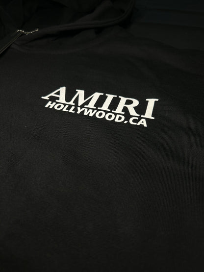 AMIR! Bone Stacked Hoodie